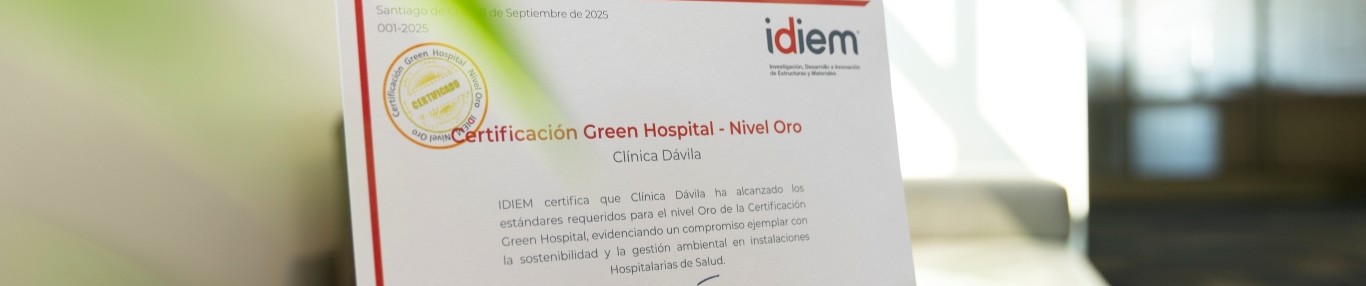 Clínica Dávila recibe la certificación Green Hospital Oro